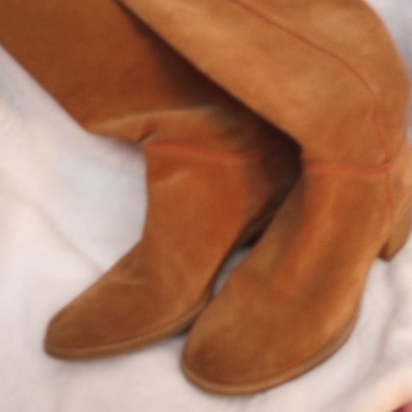 KATE SPADE COLLINS TALL SUEDE BOOTS 10 - Picture 2 of 8